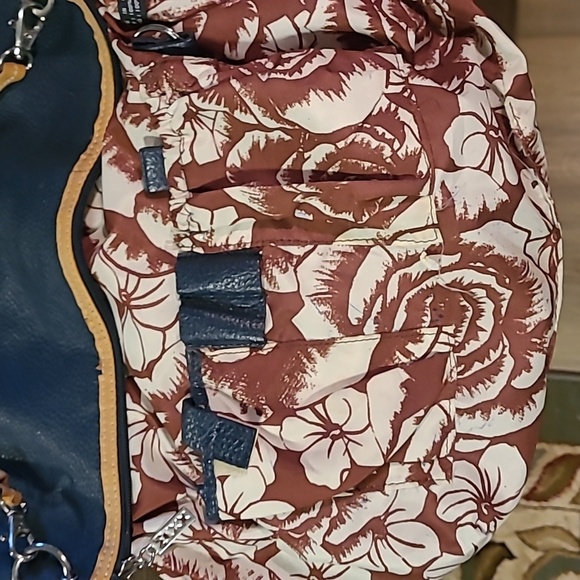 Maxx NY Navy Leather purse - Picture 9 of 12